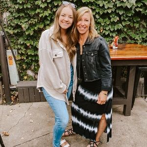 Free People Ruby Shacket Stone